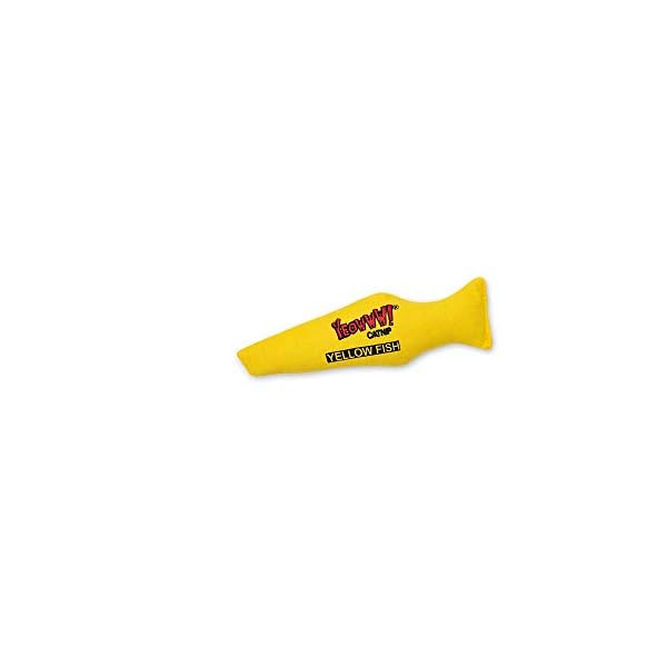 Rosewood 63102 Yeowww! Katzenspielzeug gelber Fisch – Bild 3