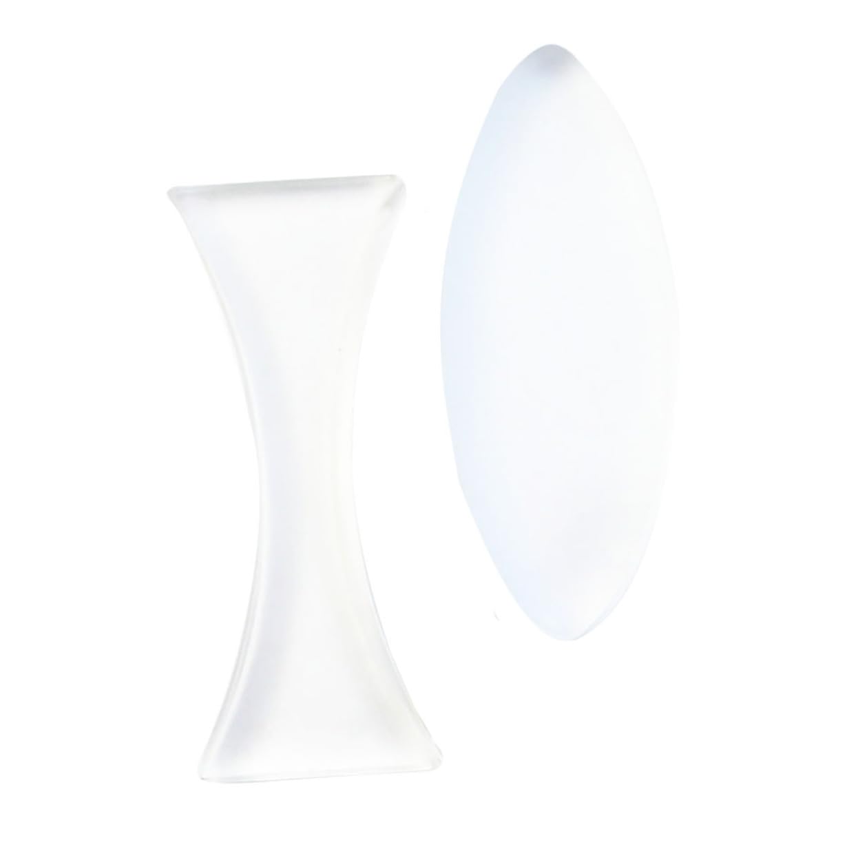 OUNONA Acrylic Concave Convex Lenses Physics Teaching Tools Optically Worked for Light Refraction Learning