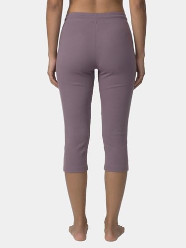 Image of Enamor Essentials E018 Stretch Cotton Lounge Capri for Women