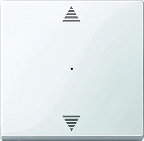 Merten 619419 Wippe für Tasterm. 1fach m. Aufdruck Pfeile Auf/Ab, polarweiß glänzend, System M