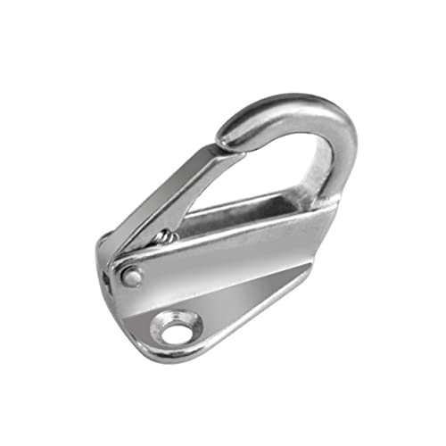 Mipcase Stainless Steel Spring Hook for Boat Marine Hooks Tubing Rope Attachment for Pontoon