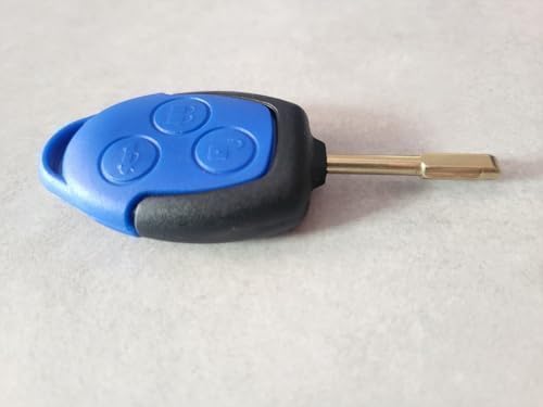 Mando a distancia para Ford Transit de 3 botones azul para solucionar fallos de llave 3