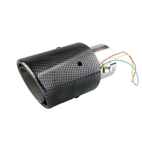 Embout d'échappement en carbone brillant pour sublimer le style de votre voiture de sport