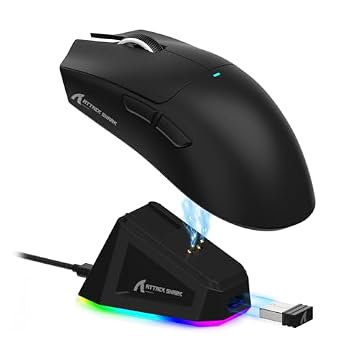 ATTACK SHARK X11 Mouse sem fio RGB