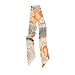 JERLA 100% Mulberry silk Scarf Head Hair Ribbon Handbag Handle wrap Tie Bundle Neckerchief Scarf for women
