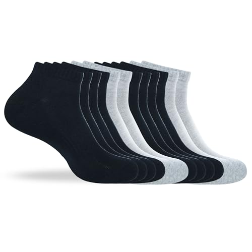 Image of Women's Ankle Socks Thick Cushioned Cotton, Moisture-Wicking socks, Breathable Performance Socks for Running, Sports