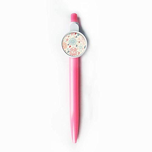 Stylo à bille rétractable chouette bleu parfait pour vos carnets de notes
