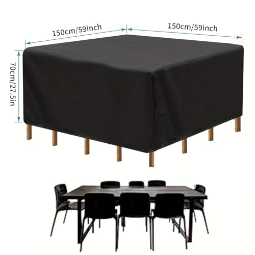 Bache table exterieur pour protéger le mobilier de terrasse