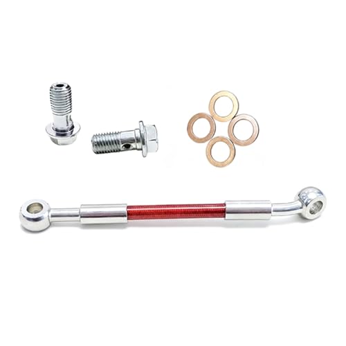 Durite frein tressée M8 M10 pour supprimer le levier spongieux moto 30cm