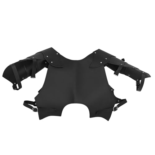 Freebily Herren Leder Body Brust Harness Steampunk Schulterpanzer Schulter...