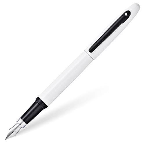 Stylo plume Sheaffer VFM blanc et noir mat un cadeau distingué pour collègue