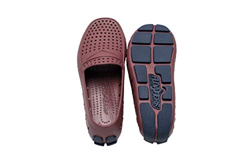 Floafers Men's Driver Slip On Water Shoes Size US 11 M Burgundy/Deep Sea Blue (Run Small by one Size)2