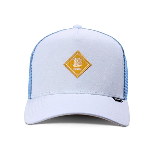 Djinns Trucker Cap HFT OxfordContra Light Blue/Mustard czapka z daszkiem