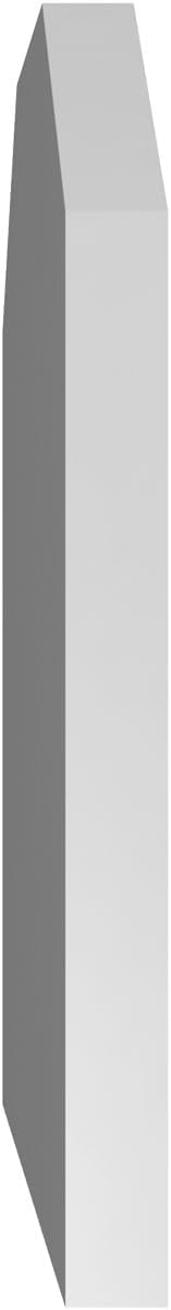 Ekena Millwork GVPOT14X2002SN Octagonal Top Surface Mount PVC Gable Vent, Factory Primed White