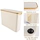 ASelected 23L Toilettenpapier Aufbewahrungskorb, 45 x 15 x 35 cm Klopapier Aufbewahrung, Toilettenpapier Aufbewahrung Organizer Toilettenpapierständer 12 Rollen für Badezimmer Wäsche Wohnzimmer