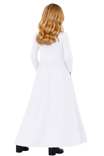 Image of Deerose Girls Maxi Dress Short Sleeve Casual Long Dresses with Pockets 5-14 Years