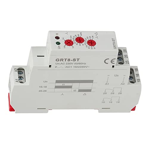 Relais de démarrage temporisé GRT8-STER pour la gestion de moteur triphasé AC400V