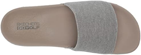 Skechers Men's Golf Slide Sandal Shoe, Khaki Canvas Strap, 10 | Image 4