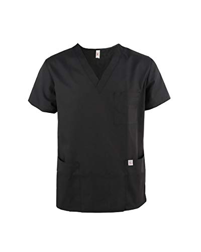 Vêtement de travail homme à 3 poches et col V pour infirmiers