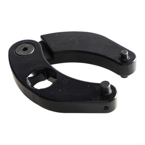 babominimer Chave de porca ajustável para manutenção de cilindro hidráulico, ferramenta manual de aço resistente que se adapta a porcas de 2 a 6 polegadas em equipamentos de fazenda e construção