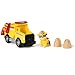 Paw Patrol Fire Rescue: Rubble Rescue Fire Dump Truck with Action Figure, Projectiles, and Toy Truck, Kids Toys for Boys & Girls Ages 3 and Up