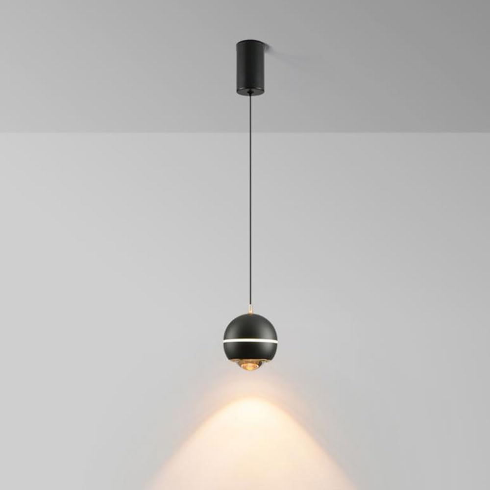 Éclairage de chambre à coucher suspendu réglable et lampe led moderne en aluminium