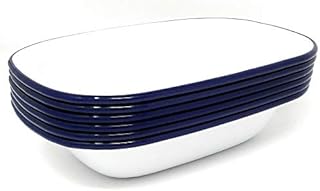 Falcon Housewares 6 x 20cm Oblong Pie Dish - Enamel