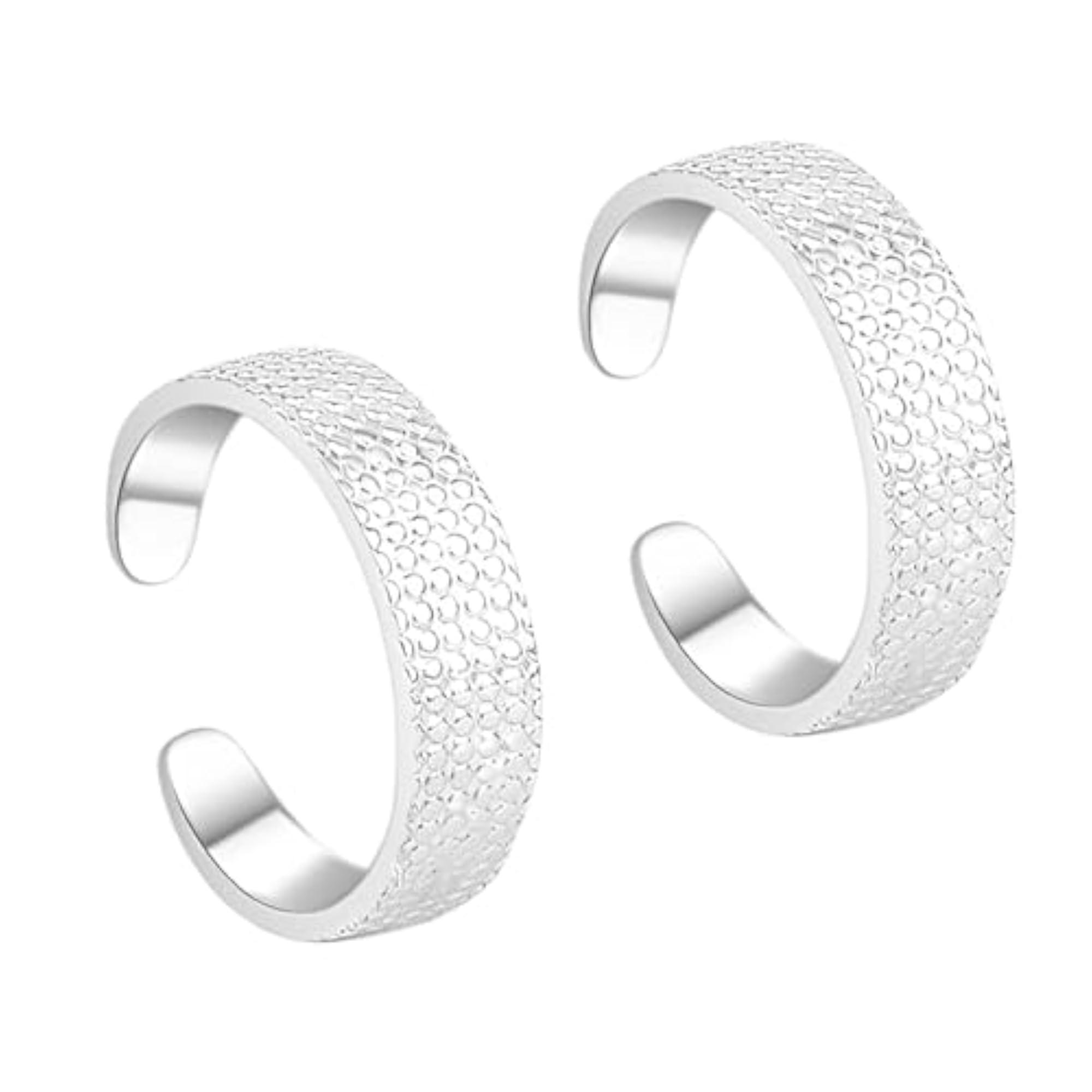Women's Elegant 925 Pure Silver Simple Toe Ring Bands