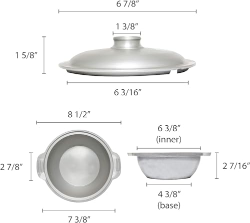 Wok de aluminio con tapa TrueCraftware 6 pulgadas miniatura 5