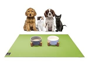SanoZoo Futtermatte Napfunterlage 60x90cm Grün