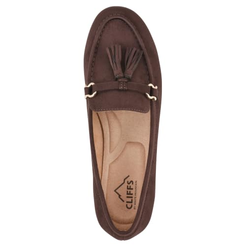 Image of Cliffs by White Mountain Women's Gush Cushioned Driving Moccasin Loafer Flat