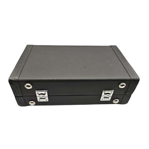ZQEUXBE Clarinet Case Leather Exterior Hard Portable Protective Storage Carrying Handle Box for B Flat Clarinet Musicians - Thumbnail 4