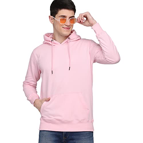 Image of Free Authority Men's Full Sleeve Solid Hooded Sweatshirt
