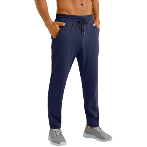 Pantalon de survêtement d'été pour homme pantalon de fitness léger stretch