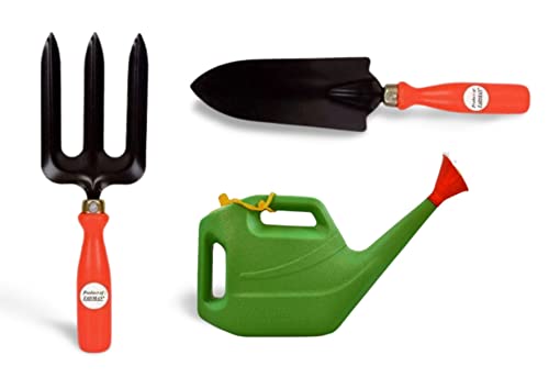 FADMAN Home Gardening Tool KIT (Garden Fork, Watering CAN, Small Trowel/Transplanter) FADMAN Home Gardening Tool KIT (Garden Fork, Watering CAN, Small Trowel/Transplanter)