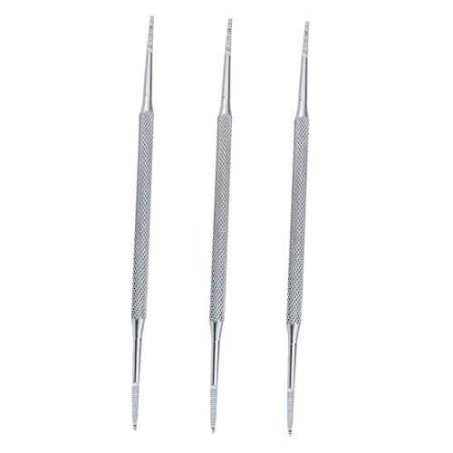 FRCOLOR 3 Pçs Prego Cutícula Colher Ferramenta Removedor De Cutícula Empurradores De Morta Kit Limpa