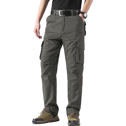 Pantalon tactique décontracté homme multipoche résistant à l'eau