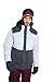 Produktbild Mountain Warehouse Luna II Herren-Skijacke - wasserdichte Snowboardjacke, warme, atmungsaktive Winterjacke, verschweißte Nähte, Schneefang, Skipass Tasche Grau S