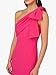 Adrianna Papell Women's Stretch Crepe Long Dress, Hot Pink