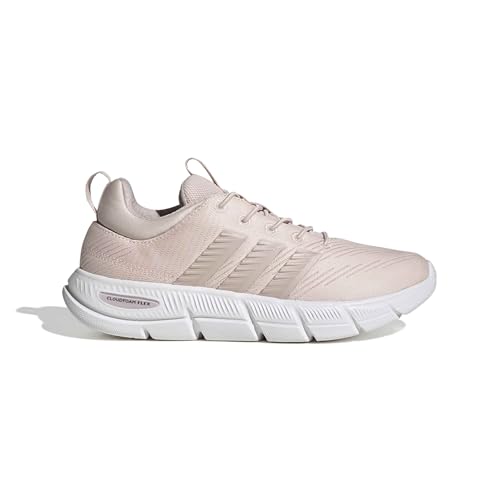 Adidas Donna Cloudfoam Flex Elastic Laces Shoes, Wonder Quartz/Sandy Pink Met./Putty Mauve, 43 1/3 Eu - 2