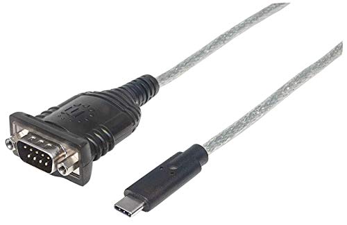 Image of MANHATTAN 232Rl Chip Connecting Converter to USB Type C Port, One Serial Device, 45 Cm (18 inch) (151566)