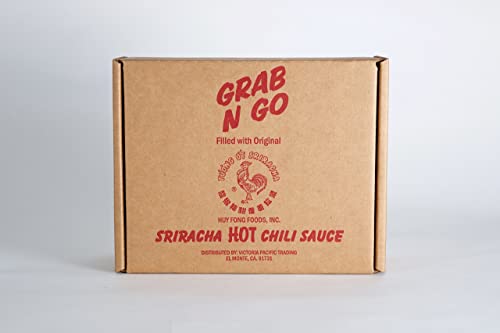 Grab N Go Huy Fong Sriracha Hot Chili Sauce Packets (200 Pack) #TOP4