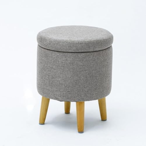 椅子 おしゃれ スツール 収納ボックス 収納スツール ストレージチェア 頑丈 踏み台 衣類収納 ラウンドスツール リビングルーム ソファスツール 生地 小物収納 リビング・玄関・寝室適用 多色選べ 収納家具 インテリアスツール マットレススツール ダイニン