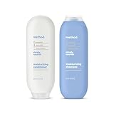 Method Simply Nourish Moisturizing Shampoo and Conditioner, Hydrating Hair Care for Soft, Manageable Hair, 1 CT.