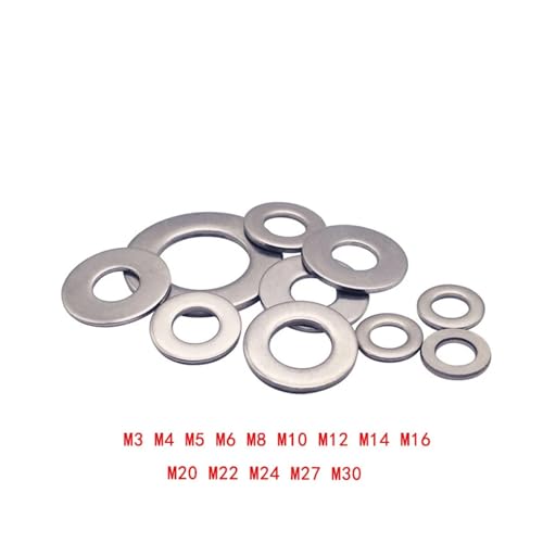 Rondelle plate inox 304 haute résistance DIN988 M8x24x2 pour visserie premium