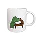 LE HERISSON Tazza Mug Dinosauro t-Rex Piano Simpatica ideea Regalo Simpatica Divertente Personalizzata - 6704248