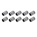 Baxnore Linear Motion Ball Bearing Heavy Duty Alloy Steel Low Friction Wear Linear Bearing for CNC Machines Solar Panels Industrial Equipment 10PCS Pack
