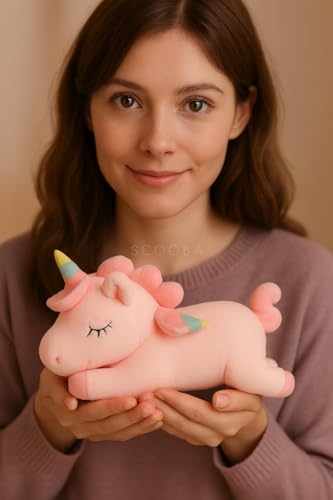 Image of SCOOBA Baby Unicorn Soft Toy (Lying Unicorn)