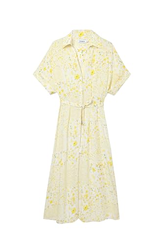 Robe Candela Desigual pour femme : vêtement casual chic noir et motifs multicolores