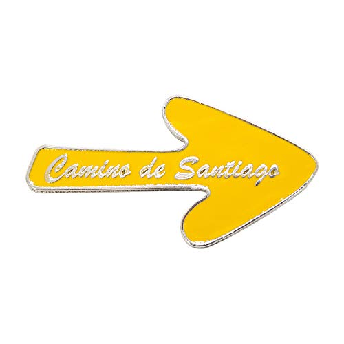 Finoly Imanes Camino de Santiago para Nevera Cocina Casa Varios Diseños Xacobeo Jacobeo (Imán Flecha Amarilla Camino Santiago)